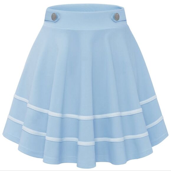 NWT Basic Stretchy Casual Versatile Mini Skater Skirts - Picture 1 of 4
